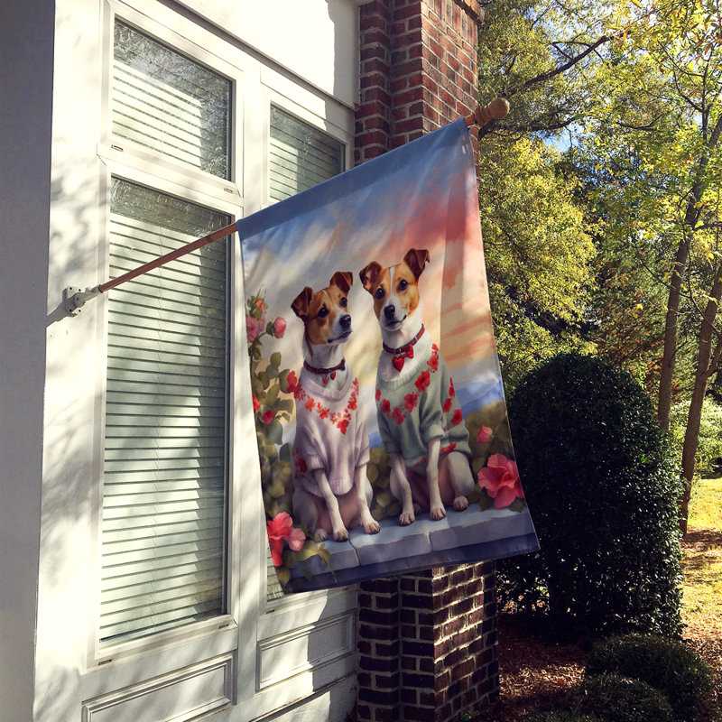 Double Sided 40'' H x 28'' W Polyester Valentine's Day House Flag