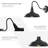 Outdoor Gooseneck Lights for Farmhouse, Matte Black Exterior Barn Light with Wall Mount for Porch-1674608490-1741128340