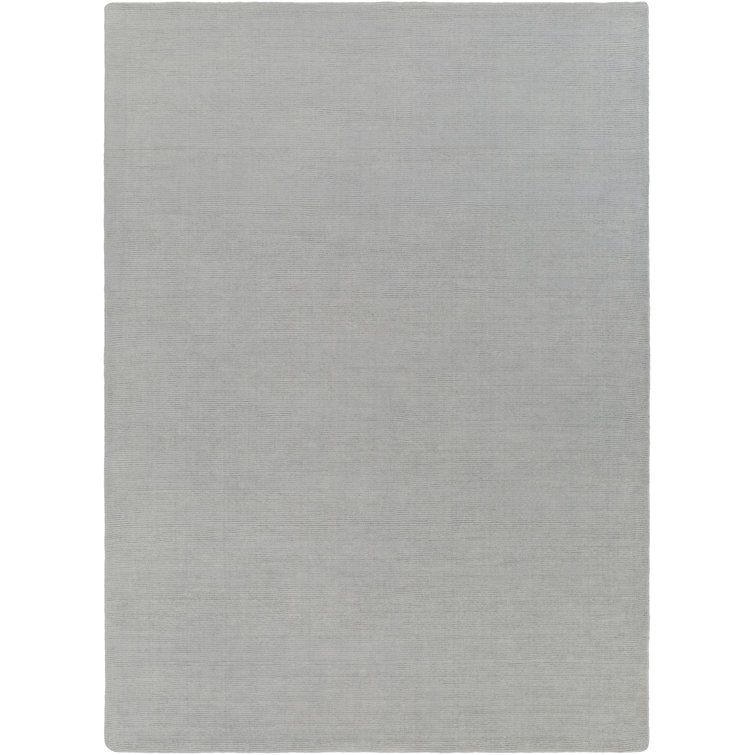 Crowe Hand Loomed Wool Gray Area Rug