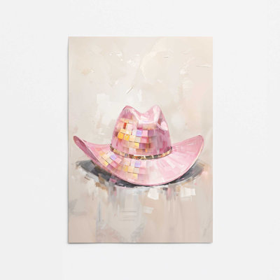 Cowgirl Essentials in Pink II Rolled Print