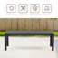 The 39" Rectangular Outdoor Patio Powder-Coated Aluminum Coffee Table