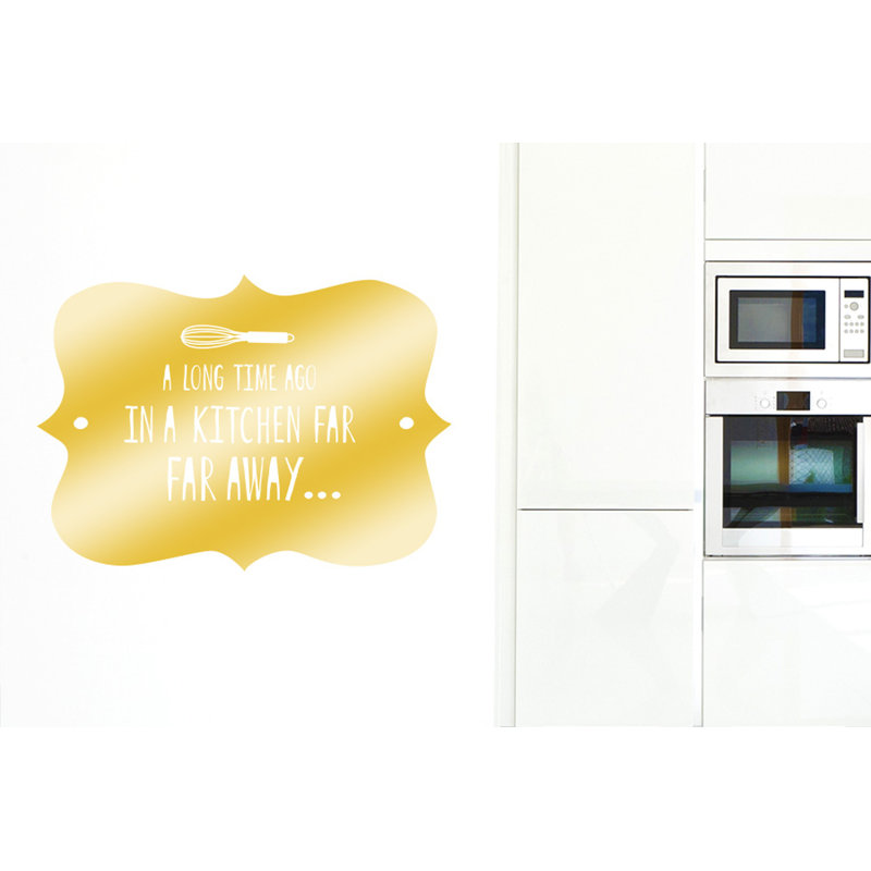 Wall Decal, Medium, Shiny Gold