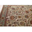 Tapis beige unique de style années 1950 de 9 pi 10 po x 12 pi 7 po Lennin