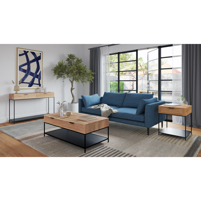 Theo 48'' Solid Wood Top Console Table