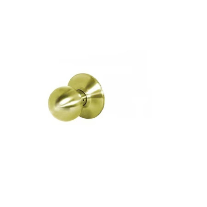 Faux bouton de porte commercial en laiton brossé standard SVB Series
