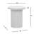 Stoneridge 19.5" Fluted Pillar Round Accent Side Table