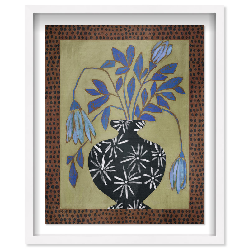 Rust & Sage Still Life Shadowbox Floral & Botanical Print by Oliver Gal, Black Frame, 16 x 20, 25.5"H x 21.5"W