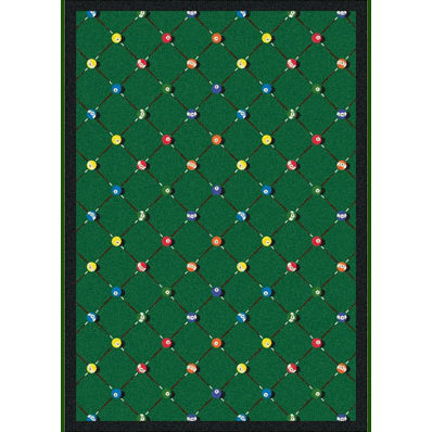 Tapis Sports Billards par Joy Carpets, Rectangle 3 pi 10 po x 5 pi 4 po