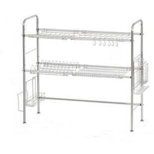 Sakugi Dish Drying Rack - Rustproof & Durable Dish Rack, Large-Capacity  Drying Rack for Kitchen Counter, 2-Tier Dish Drying Rack for Dishes, Bowls