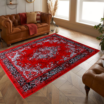 Akamu Oriental Hand Woven Area Rug