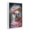 Giclée féminine française victorienne encadrée, design par Wumples