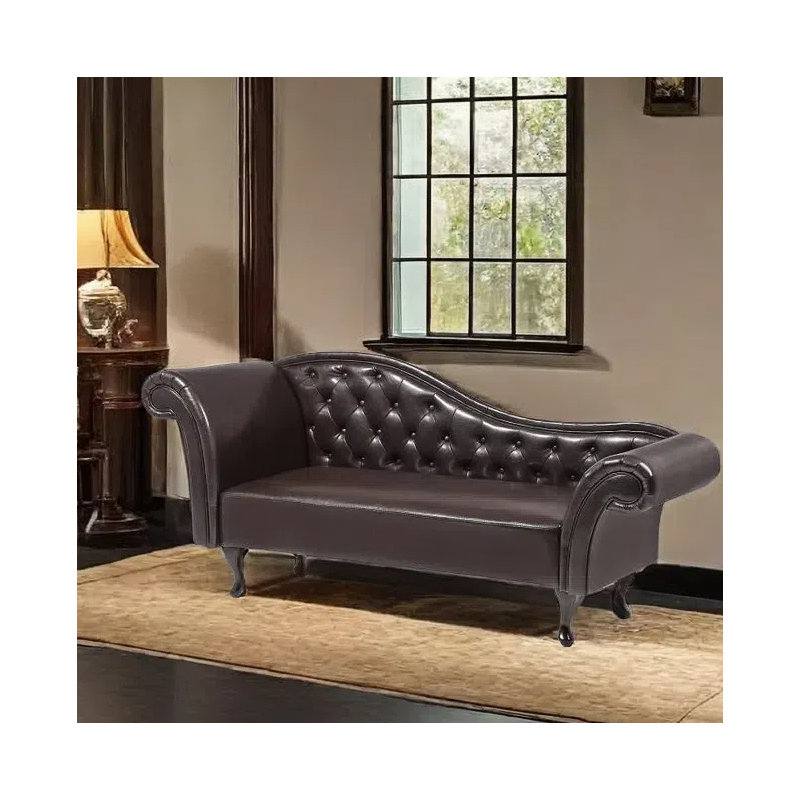 Chaise longue classique, confortable et décontractée, Orienté à gauche (vu de face)