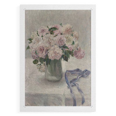 Imprimé floral rétro C III - reproduction de toile seulement - non encadrée