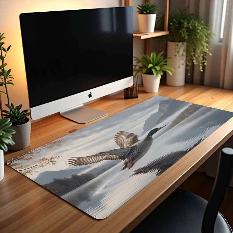 Polyester Desk Pad, 14.4x12.1