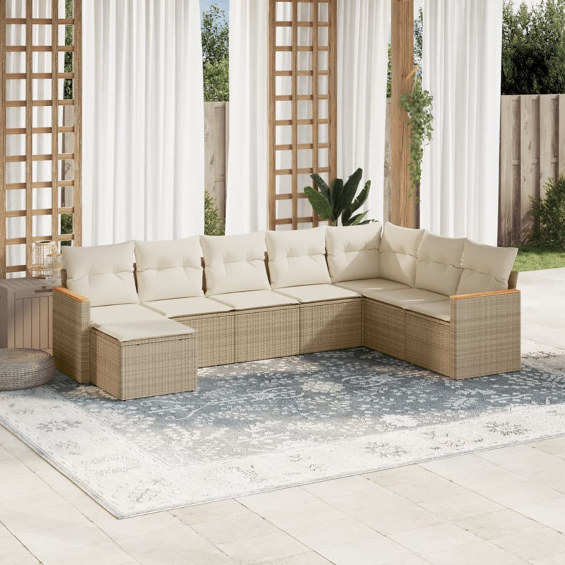 Ensemble de canapé de jardin Vidaxl