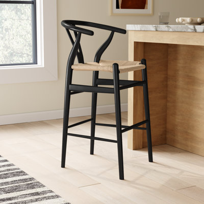 Tabouret de bar / de comptoir en bois massif Fairbanks