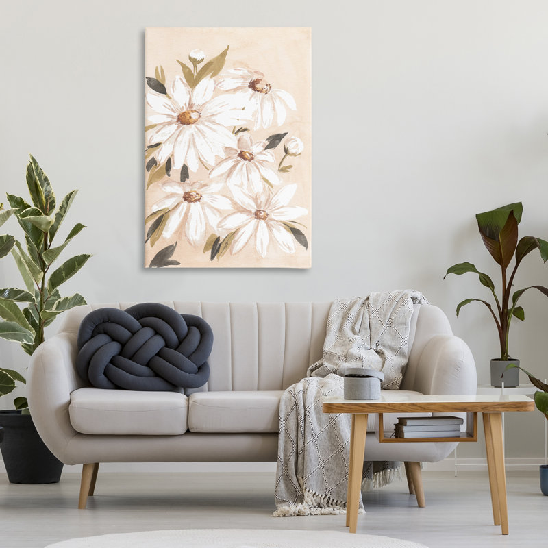 "Soft Mute Daisies" par Amanda Cook, H 45 po x l 30 po