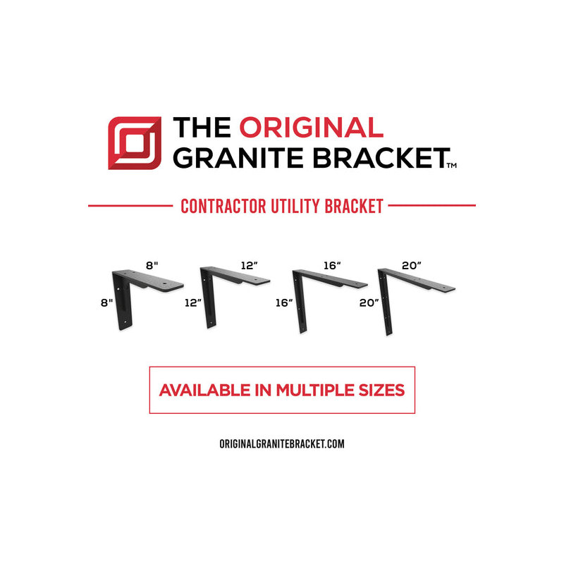 Le support utilitaire The Original Contractor, H 12 po x l 2 po x P 12 po