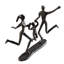 Figurine famille de trois personnes
