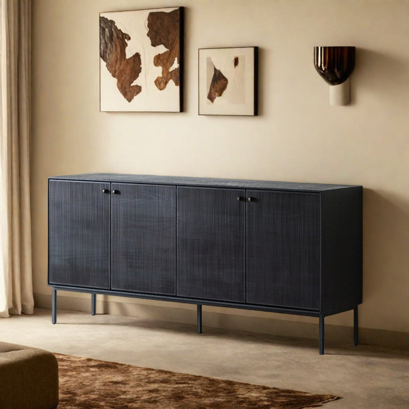 Buffet léger de style rétro luxueux