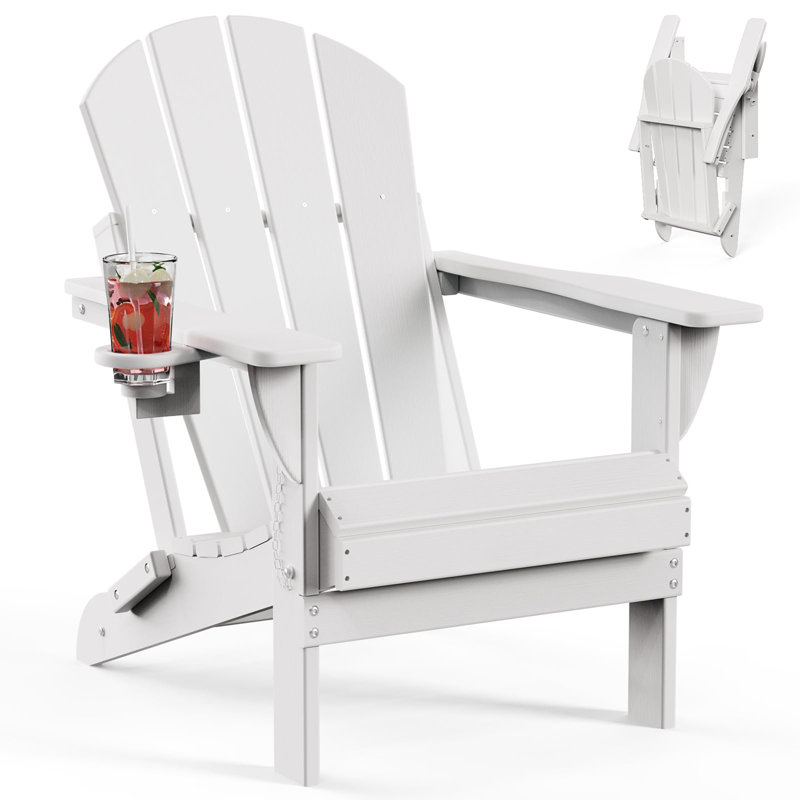 Folding Adirondack Chairs HDPE Weather Resistant