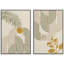 «Pastel Orange Purple Sunset Horizon Wilderness», 2 pièces sur toile-99015999-99016002