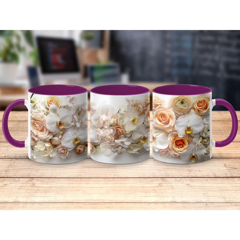 Ceramic Coffee Mug, Purple