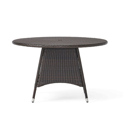 Dining Table For Patio, Brown