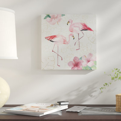 «Tropical Fun Bird V», reproduction sur toile tendue