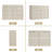 Aastha 4-Pieces Bedroom Set, White - 6 and 5 Drawers Dresser And 3 Drawers Nightstand Set Of 2-1414027667-1421625992