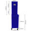 Chariot détachable pour 6 outils - bleu, grand espace de rangement interne pour atelier de réparation-1737288573