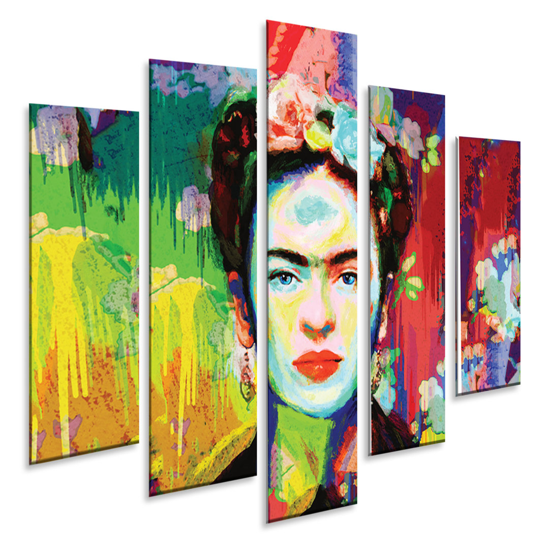 5-tlg. Kunstdruck-Set Frida