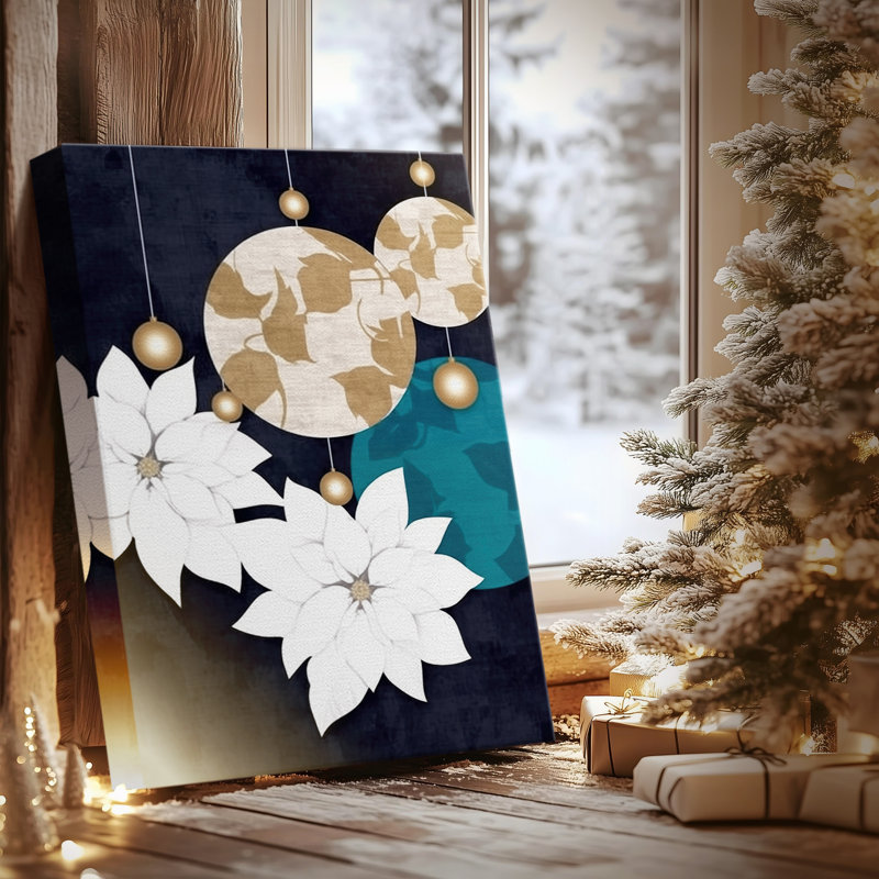 Toile tendue Soft Linen Carols, H 18 po x l 12 po