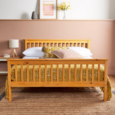 Allensby Slat Bed with Mattress