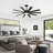 Markku 60'' 10-Blade Ceiling Fan with Light and Remote,DC Motor, 6''/12'' Downrods,3 LED Colors-1899541907-1900476671