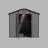 6X6 Ft Plastic Outdoor Storage Shed - Lockable Resin Tool Shed With Window & Floor-122517401