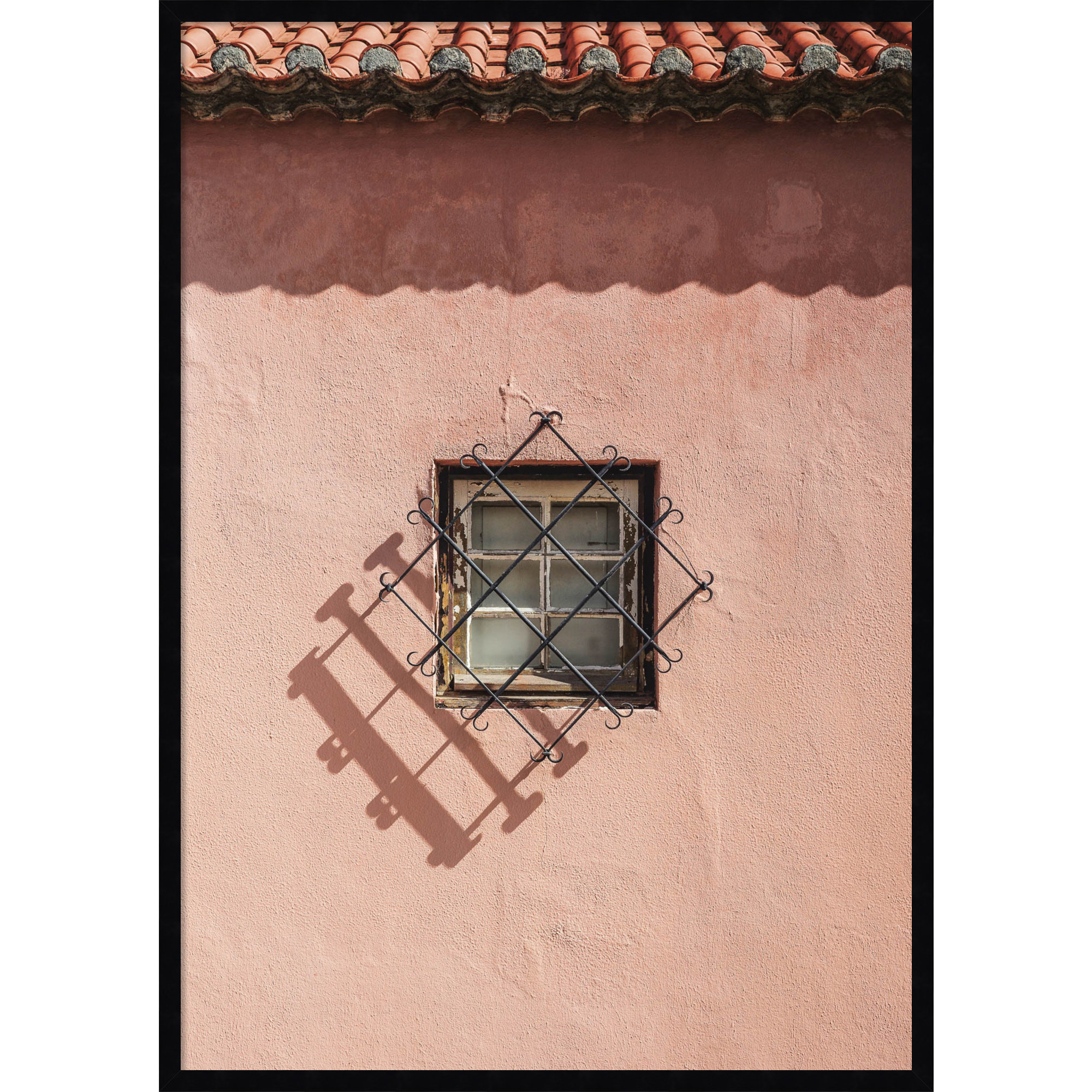 Window 02 by Shot by Clint Wood Framed Wall Art Print, 41" H x 29" W, Black