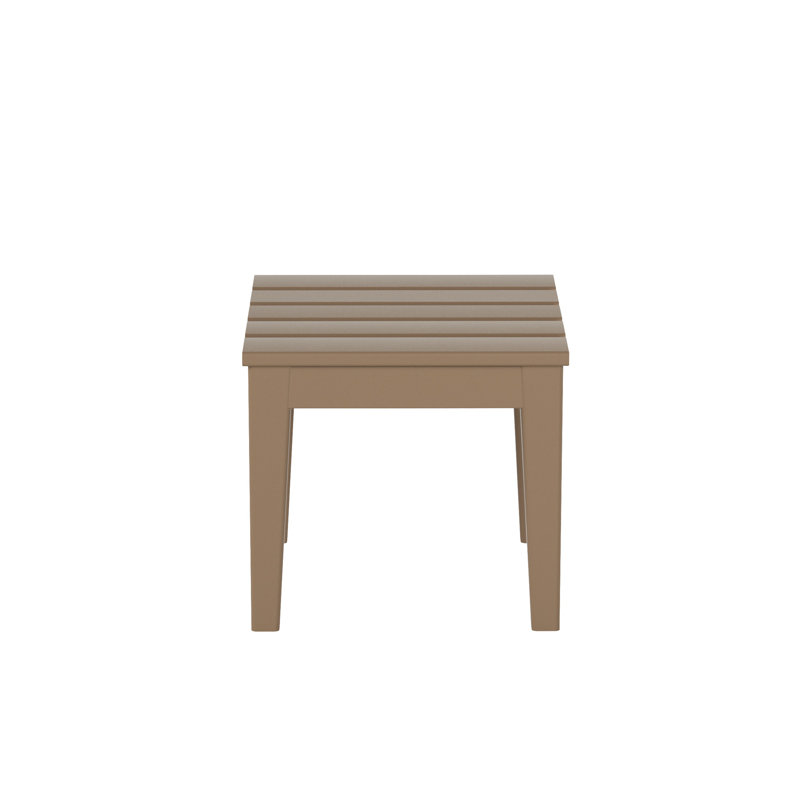 Joubert Square Outdoor Side Table , 17.7'' in. W 17.7'' in. D, Weathered Wood