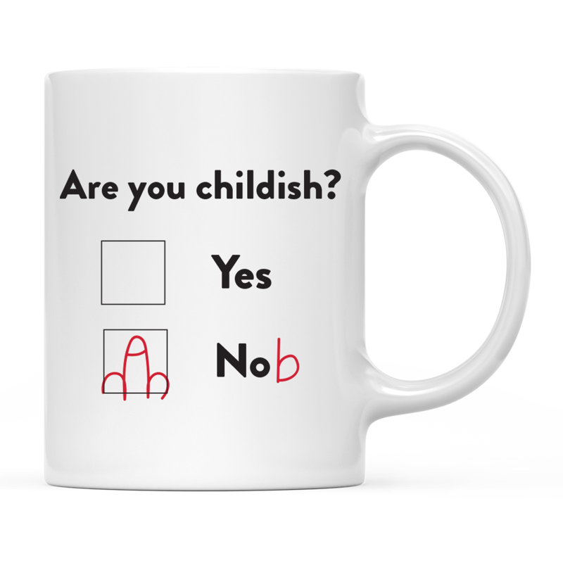 Tasse à café profession, Enfantillages
