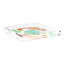 Koi Coral Acrylic Square Decorative Tray-121427313