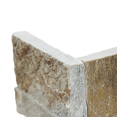 Stonecrest 9 in. x 18 in. Split Face Natural Stone Ledger Corner Wall Tile