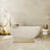 Gridley 67” x 29.5" Freestanding Soaking Solid Surface Bathtub