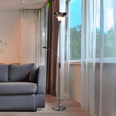 Torch Lamp With Led Reading Light