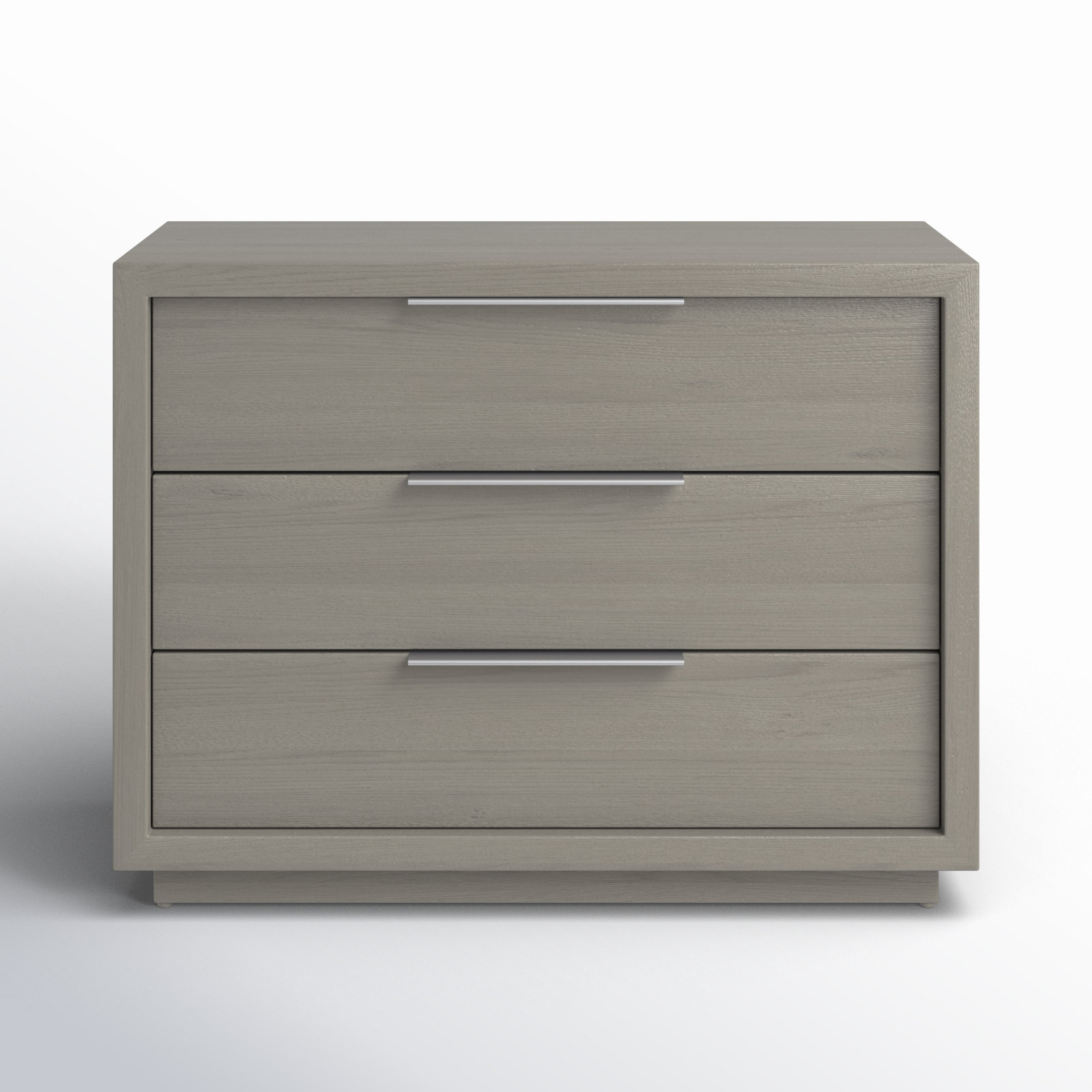 Eloise 3-Drawer Acacia Nightstand, Mineral