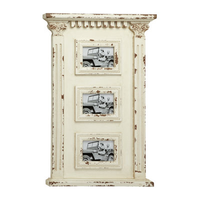 Pharr White Embossed Picture Frame