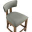 Tabouret de comptoir rembourré en cuir Phalan-428842823-428842838