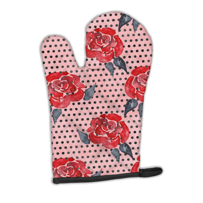 Coussin aquarelle roses et four à caroline