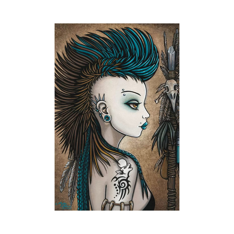 Tala 1 Piece Wrapped Canvas Painting, 20.32 cm H x 30.48 cm W