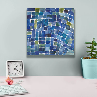 «Sea Glass 1» par Cheryl Warrick, art mural sur toile