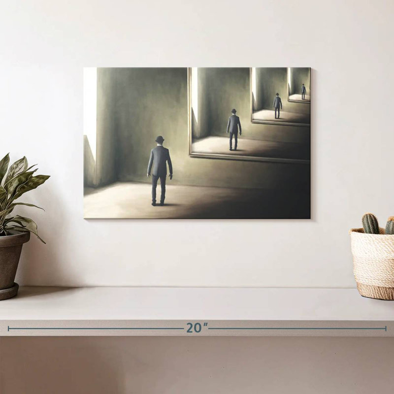 Kelan Infinite Man, 32" H x 48" W